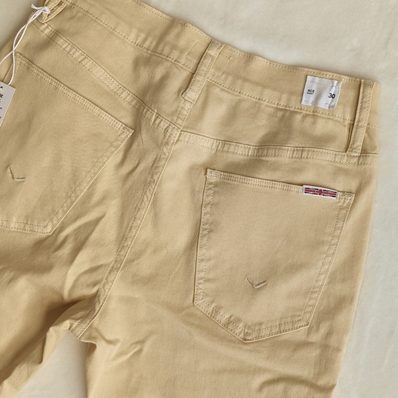 Hudson Jeans Ace Men's Jeans Skinny Extra Fitted Zip Fly Bleached Sand 30 NWT - Picture 10 of 12